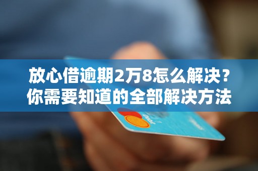 放心借逾期2万8怎么解决？你需要知道的全部解决方法