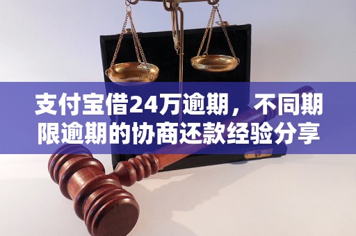 支付宝借24万逾期，不同期限逾期的协商还款经验分享