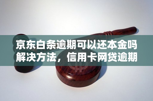 京东白条逾期可以还本金吗解决方法，信用卡网贷逾期必看！