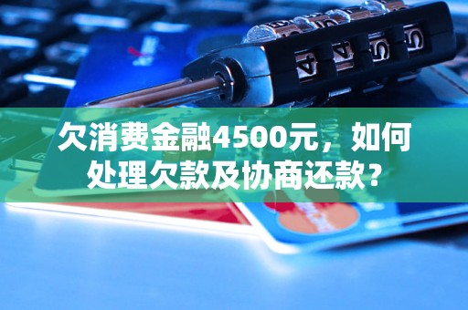 欠消费金融4500元，如何处理欠款及协商还款？