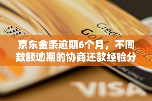 京东金条逾期6个月，不同数额逾期的协商还款经验分享