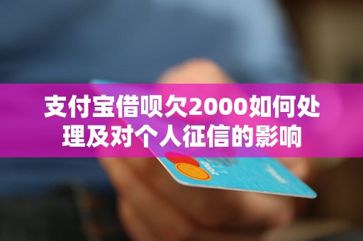 支付宝借呗欠2000如何处理及对个人征信的影响