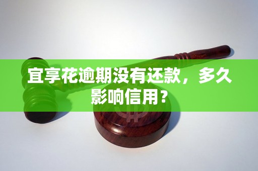 宜享花逾期没有还款，多久影响信用？