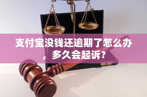 支付宝没钱还逾期了怎么办，多久会起诉？