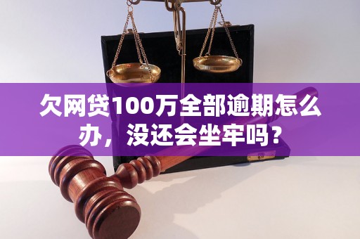 欠网贷100万全部逾期怎么办，没还会坐牢吗？