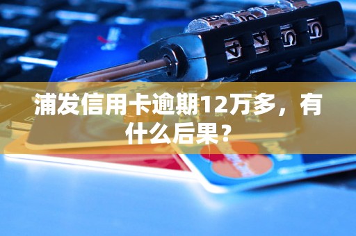 浦发信用卡逾期12万多，有什么后果？