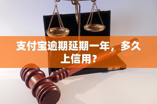 支付宝逾期延期一年，多久上信用？