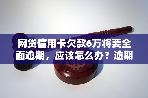 网贷信用卡欠款6万将要全面逾期，应该怎么办？逾期问题解决办法