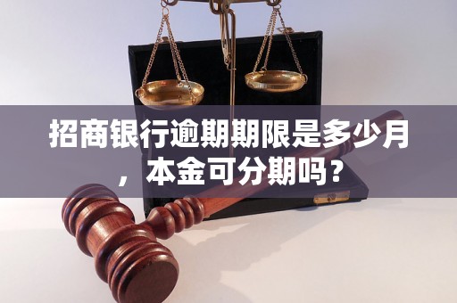 招商银行逾期期限是多少月，本金可分期吗？