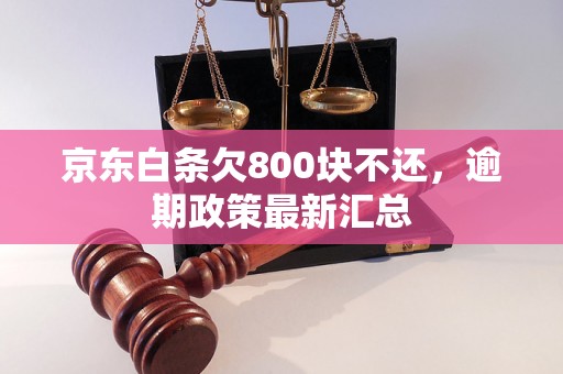 京东白条欠800块不还，逾期政策最新汇总