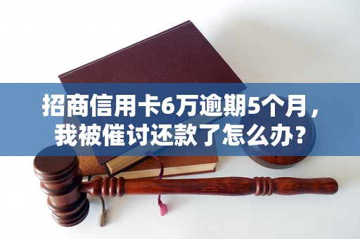 招商信用卡6万逾期5个月，我被催讨还款了怎么办？