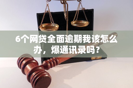 6个网贷全面逾期我该怎么办，爆通讯录吗？