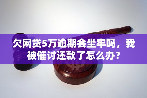 欠网贷5万逾期会坐牢吗，我被催讨还款了怎么办？