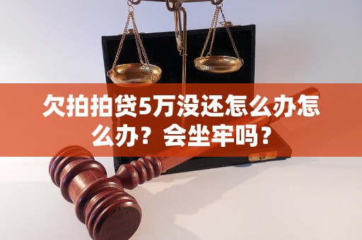 欠拍拍贷5万没还怎么办怎么办？会坐牢吗？