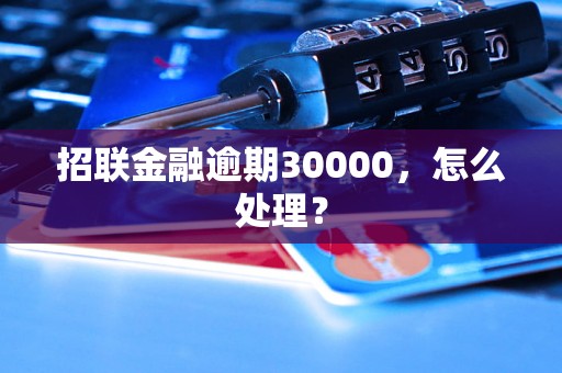 招联金融逾期30000，怎么处理？