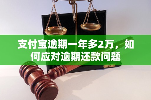 支付宝逾期一年多2万，如何应对逾期还款问题