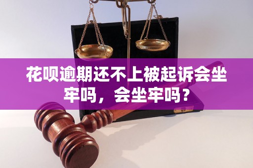 花呗逾期还不上被起诉会坐牢吗，会坐牢吗？