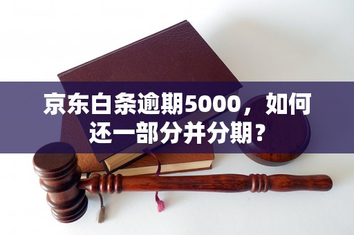 京东白条逾期5000，如何还一部分并分期？