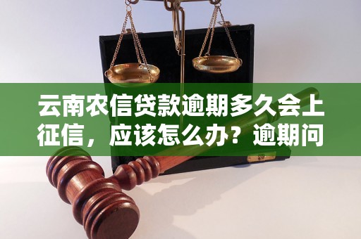 云南农信贷款逾期多久会上征信，应该怎么办？逾期问题解决办法