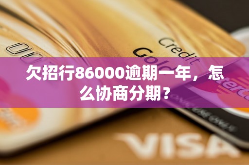 欠招行86000逾期一年，怎么协商分期？