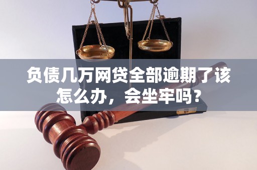 负债几万网贷全部逾期了该怎么办，会坐牢吗？