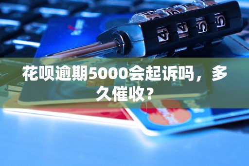 花呗逾期5000会起诉吗，多久催收？