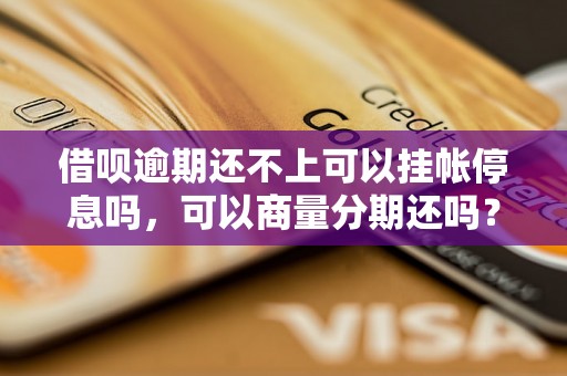 借呗逾期还不上可以挂帐停息吗，可以商量分期还吗？