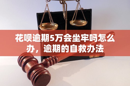 花呗逾期5万会坐牢吗怎么办，逾期的自救办法