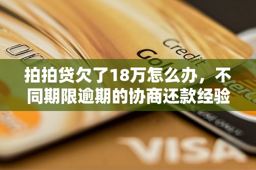 拍拍贷欠了18万怎么办，不同期限逾期的协商还款经验分享