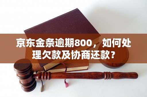 京东金条逾期800，如何处理欠款及协商还款？