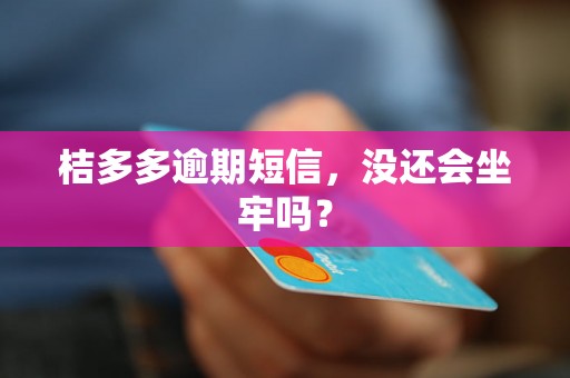 桔多多逾期短信，没还会坐牢吗？