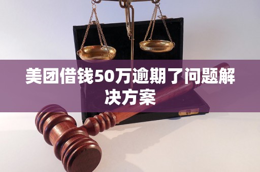 美团借钱50万逾期了问题解决方案