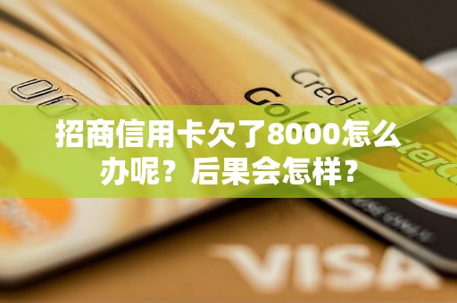 招商信用卡欠了8000怎么办呢？后果会怎样？