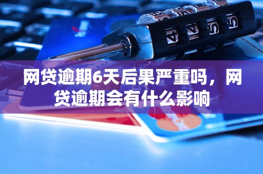 网贷逾期6天后果严重吗，网贷逾期会有什么影响