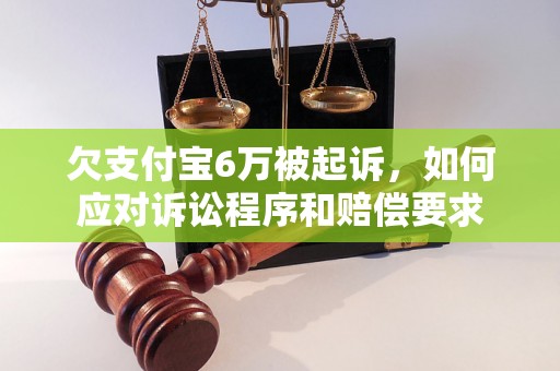 欠支付宝6万被起诉，如何应对诉讼程序和赔偿要求