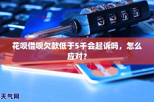 花呗借呗欠款低于5千会起诉吗,怎么应对?