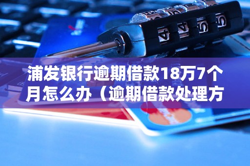 浦发银行逾期借款18万7个月怎么办（逾期借款处理方法分享）