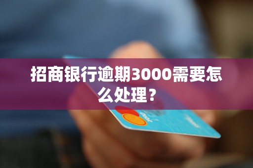 招商银行逾期3000需要怎么处理？