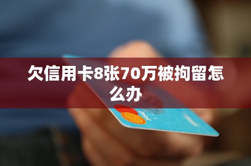 欠信用卡8张70万被拘留怎么办