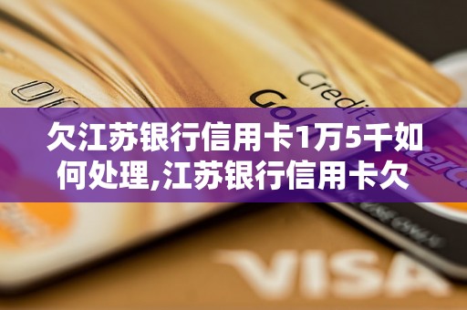欠江苏银行信用卡1万5千如何处理,江苏银行信用卡欠款还款方式