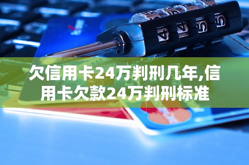 欠信用卡24万判刑几年,信用卡欠款24万判刑标准