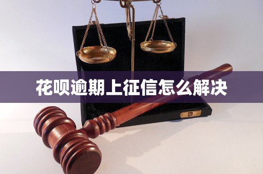 花呗逾期上征信怎么解决