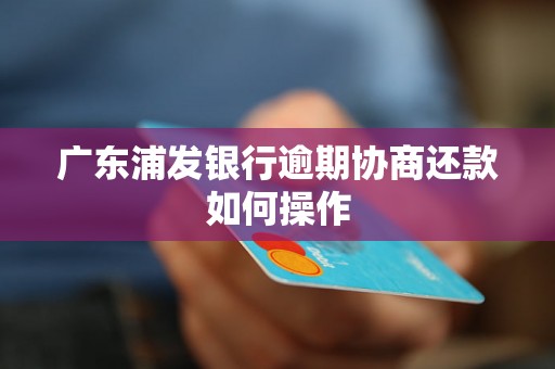 广东浦发银行逾期协商还款如何操作