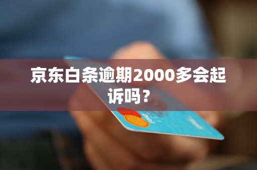 京东白条逾期2000多会起诉吗？