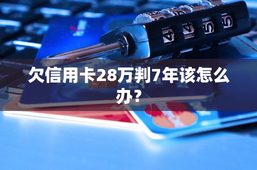 欠信用卡28万判7年该怎么办？