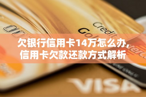 欠银行信用卡14万怎么办,信用卡欠款还款方式解析