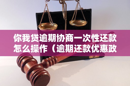 你我贷逾期协商一次性还款怎么操作（逾期还款优惠政策解析）