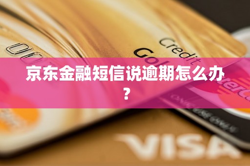 京东金融短信说逾期怎么办？