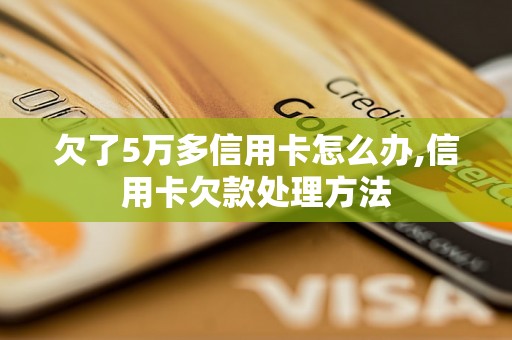 欠了5万多信用卡怎么办,信用卡欠款处理方法