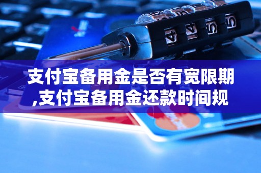 支付宝备用金是否有宽限期,支付宝备用金还款时间规定